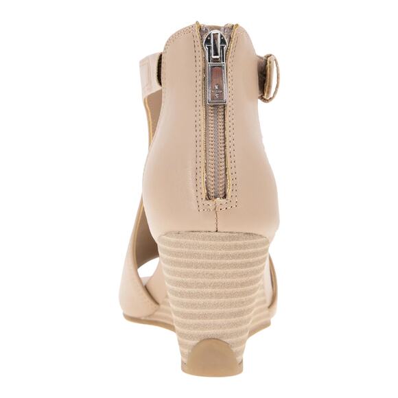 Kenneth Cole Reaction Women's Gracie Wedge Sandals Beige Size 8 - Picture 3 of 5